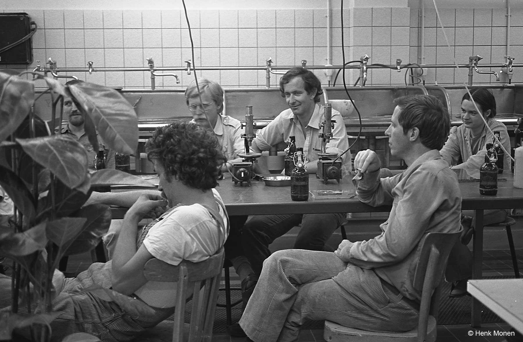 Gerard Klaver, Gerard Mäkel, Dick Winnubst, Jab van der Weide en Thea van Meerten